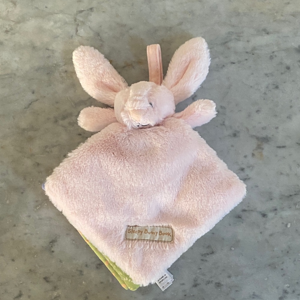 Jellycat Sleepy Bunny Book- plush- OS
